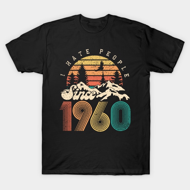 60th birthday gifts for men and women 1960 gift 60 years old T-Shirt by CheesyB